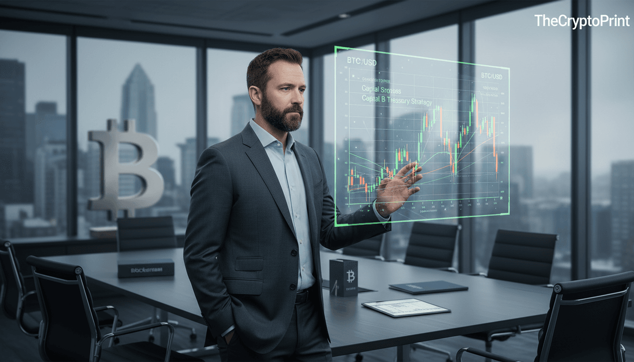 Adam Back Backs Capital B with $1.3M for Bitcoin Treasury Strategy