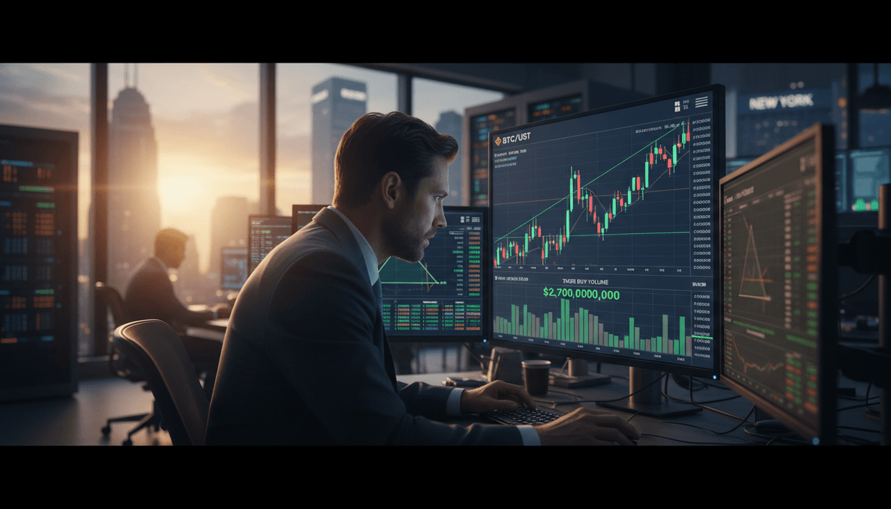 Bitcoin Eyes $90K as Binance Taker Buy Volume Signals Aggressive Accumulation