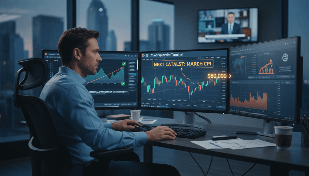 Bitcoin Holds Steady Post-PCE, Traders Eye CPI for Next Catalyst Towards $80K