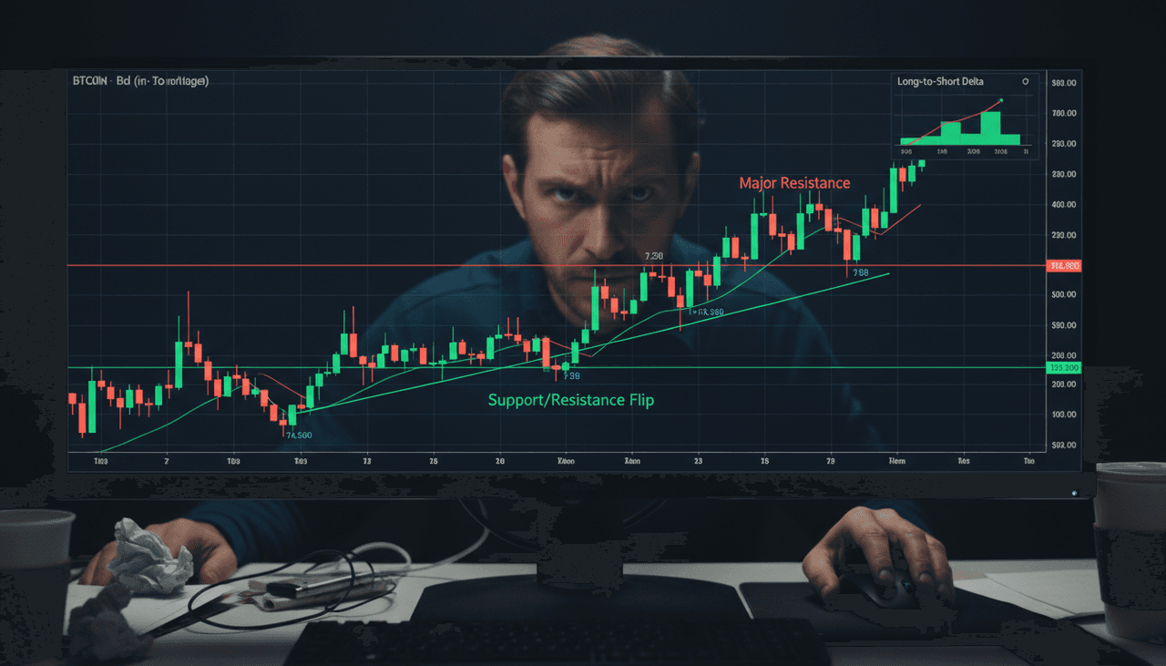 Bitcoin's $76,500 Retest: A Crucial S/R Flip Confirms Bullish Bias Amidst $80K Challenge