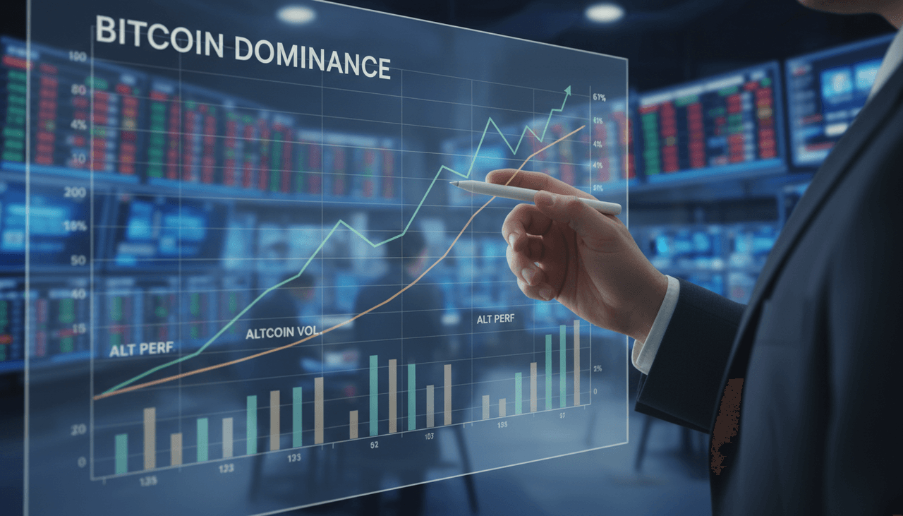 Bitcoin's Dominance Climbs Past 61%: Is an Altcoin Revival on the Horizon?