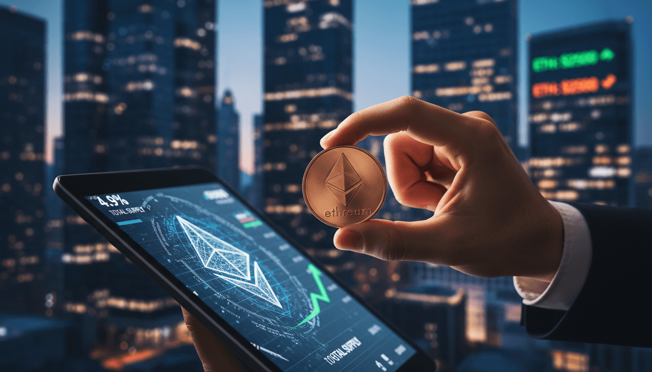 Bitmine's Relentless ETH Accumulation Nears 5% of Total Supply