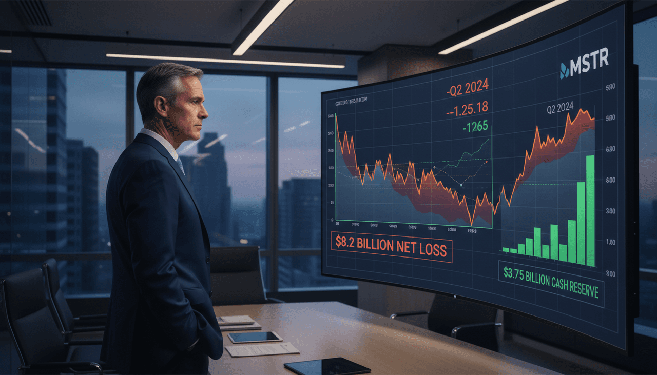 MicroStrategy Reports $8.2 Billion Q2 Loss as Bitcoin Slump Impacts Corporate Treasury