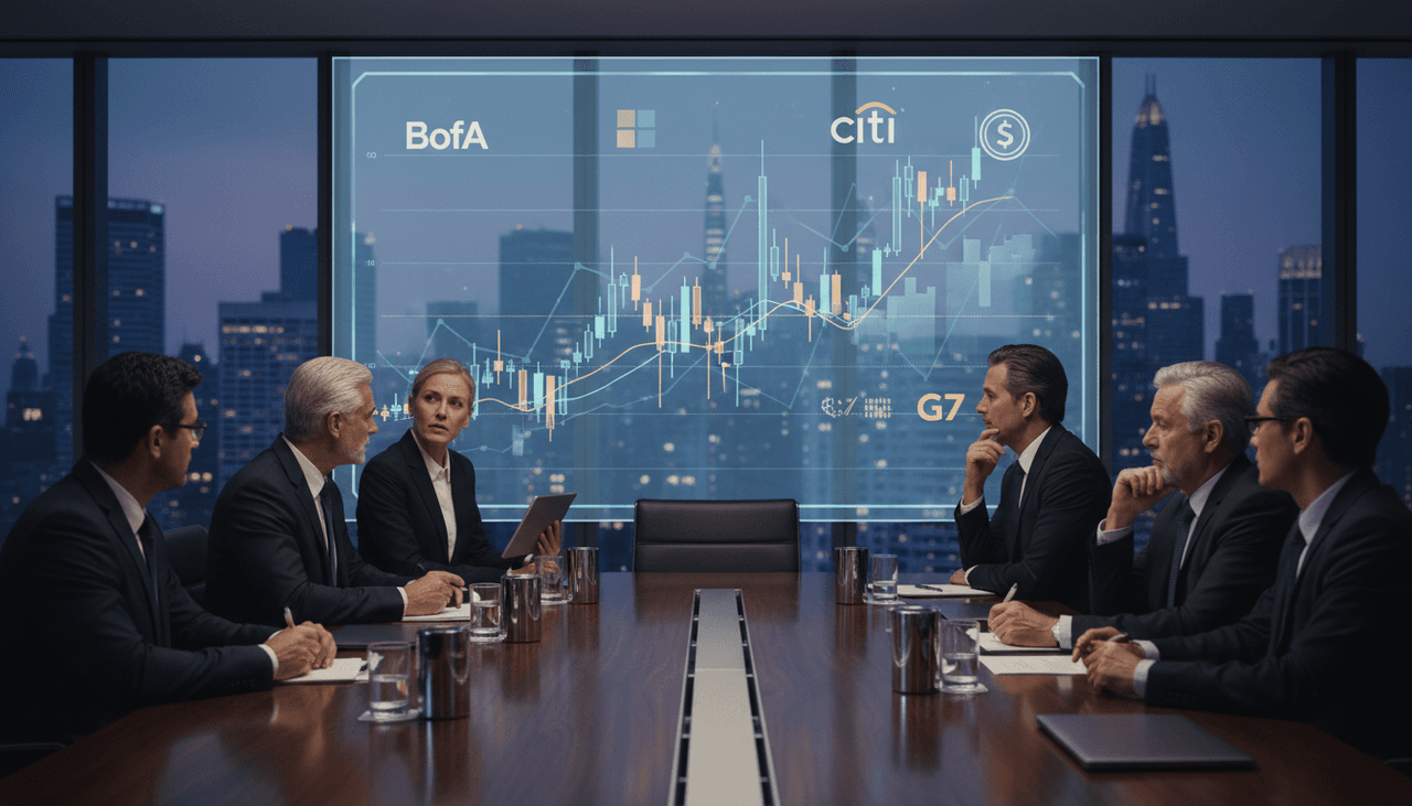TradFi Titans Unite: BofA, Citi, Goldman Sachs Among 21 Banks Planning G7 Stablecoin Launch
