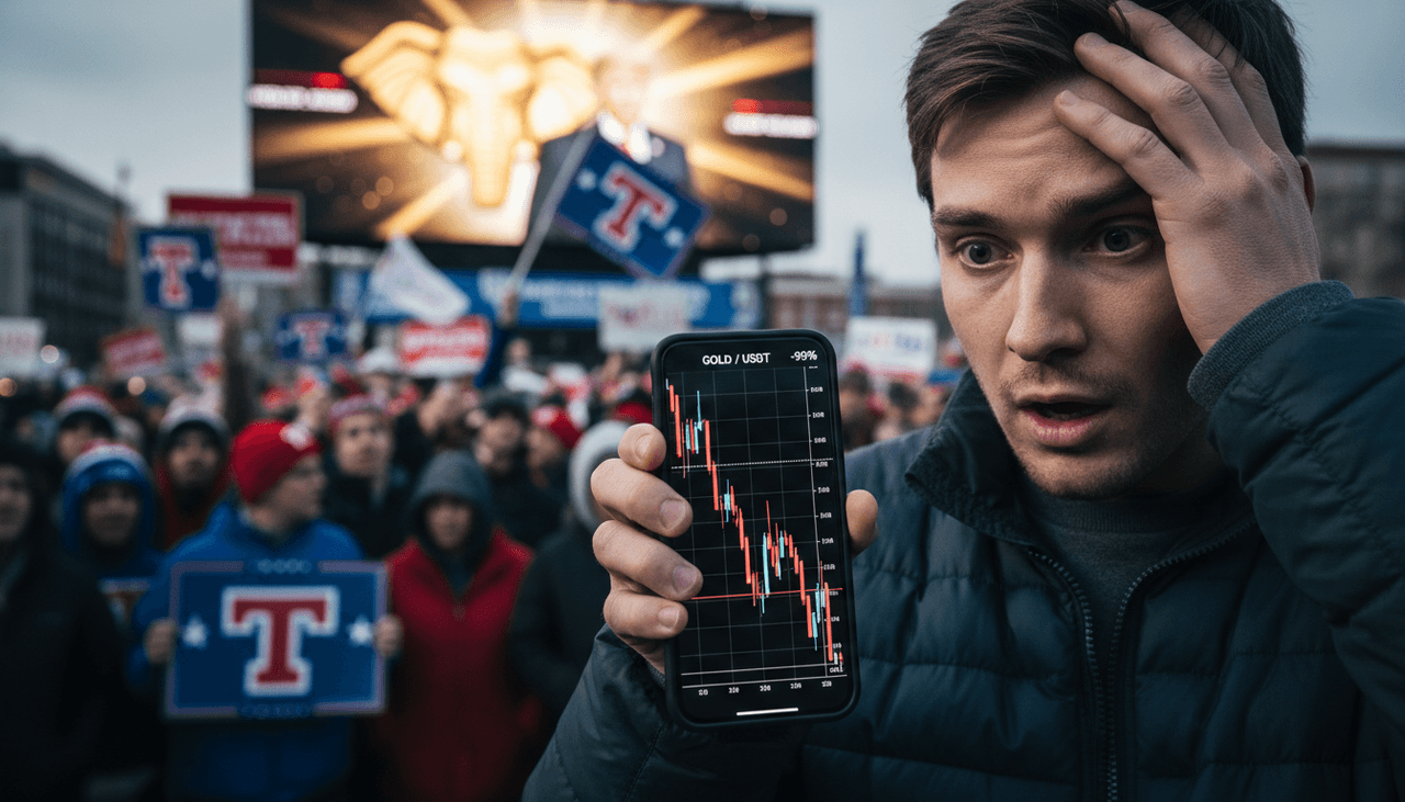 Trump-Linked 'GOLD' Token Plummets 99% After Promotion and Team Sales