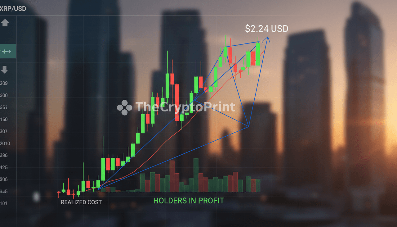 XRP Holders Return to Profit as Technicals Hint at Potential 55% Breakout